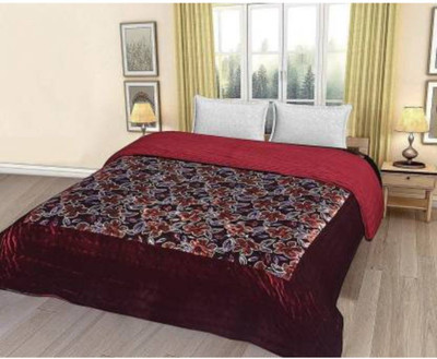 V.R.ENTERPRISES Abstract Double AC Blanket for  AC Room(Microfiber, Multicolor)
