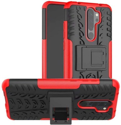 SmartLike Bumper Case for Redmi Note 8 Pro(Red, Cases with Holder, Pack of: 1)