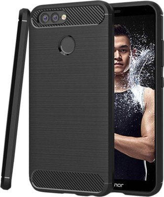 GLOBALCASE Back Cover for Honor 9 Lite(Black, Shock Proof, Pack of: 1)