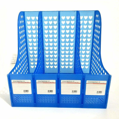 ANYM 4 Compartments Plastic Storage(Blue)