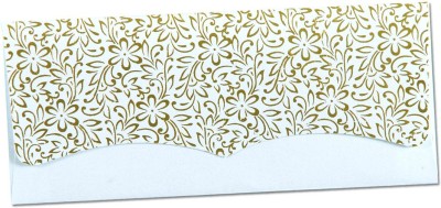 Mehta Envelope Mfg Co White Pearl Metallic Paper Gift Envelopes(Pack of 25 White)