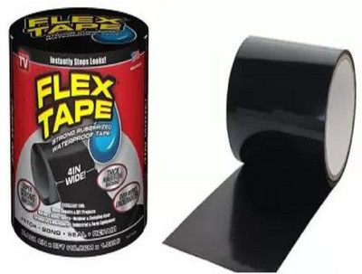 CYS ENTP Repairing Stop Leak Tape Super Strong Flex Leakage Repair Waterproof Tape 14 cm Anti Slip Tape(Black Pack of 1)