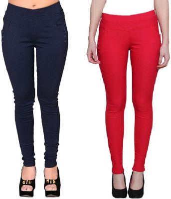 FeelBlue Multicolor Jegging(Solid)