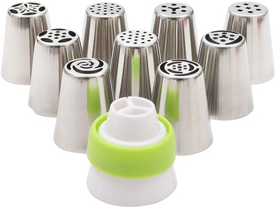 MASTER ROYAL BACKNCOOK TOOLS Icing Nozzles With Coupler Kitchen Tool Set(Baking Tools)
