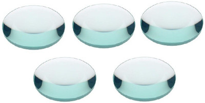 ERHIndia 5 pcs of Convex Lens (50 mm Diameter) (Focal Length 30 cm) for DIY Science Experiments and Projects Kits(Silver)