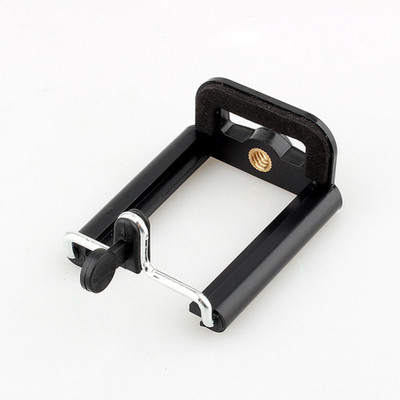 Gabbar ™ Camera Stand Clip Bracket Holder Tripod Monopod Mount Adapter for Mobile Phone Tripod Kit(Black, Supports Up to 500 g)