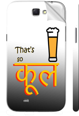 Snooky Samsung Galaxy Note 2 Mobile Skin(Black)