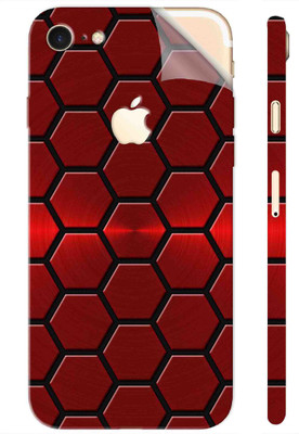 Snooky Apple iPhone 7 Mobile Skin(Red)