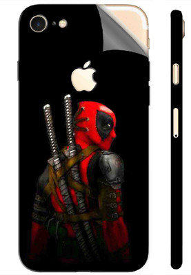 Snooky Apple iPhone 7 Mobile Skin(Black)