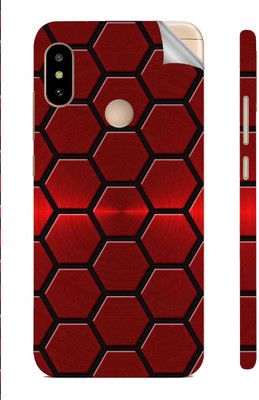 Snooky Mi Redmi 6 pro Mobile Skin(Red)