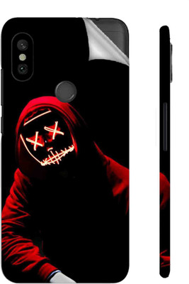 Snooky Mi Redmi Note 6 Pro Mobile Skin(Black)