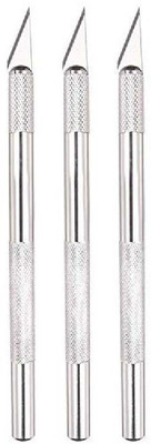KNAFS na Metal Grip Hand-held Paper Cutter(Set Of 3, Multicolor)