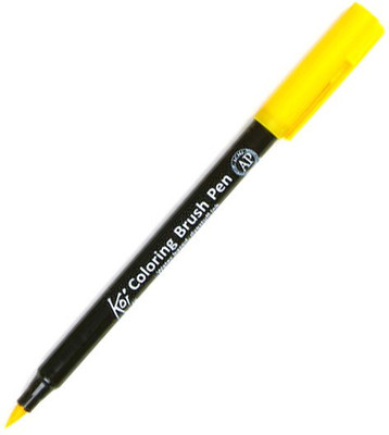 SAKURA Sakura Koi Coloring Open Stock Brush Pen Calligraphy(Ink Color - Yellow)