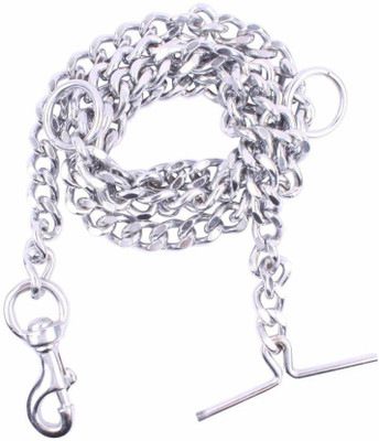 PSK PET MART Stainless Steel Leash Chain for Pet (Silver) 152 cm Dog Chain Leash(Silver)