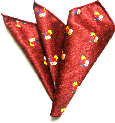 CODE Woven Design Formal Tie | VOICI Self Design Satin Blend Pocket Square