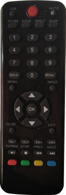 Axelleindia Compatible Remote For LED/LCD TV Remote Haier Remote Controller(Black)