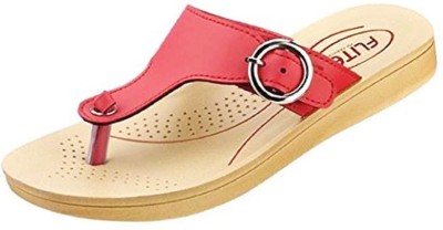 Flite PU Women Flats(Red , 8)