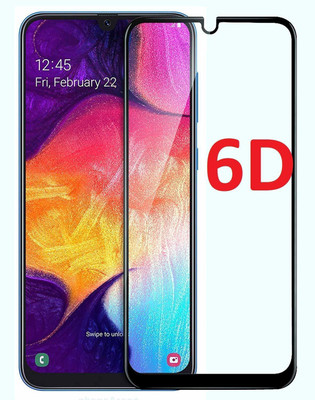 MSANSS Edge To Edge Tempered Glass for Samsung Galaxy A50(Pack of 1)