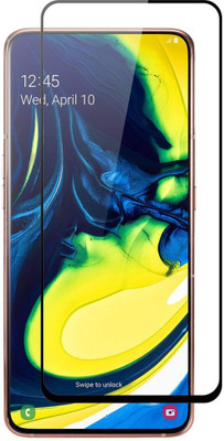 MSANSS Edge To Edge Tempered Glass for Samsung Galaxy A80(Pack of 1)