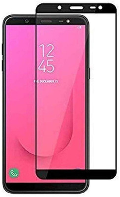 MSANSS Edge To Edge Tempered Glass for Samsung Galaxy J8(Pack of 1)