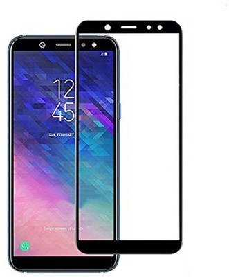 MSANSS Edge To Edge Tempered Glass for Samsung Galaxy A6 Plus(Pack of 1)