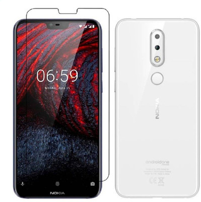 Carrywrap Tempered Glass Guard for Nokia 6.1 Plus(Pack of 1)