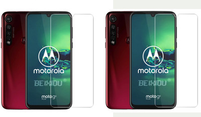 eCase Tempered Glass Guard for Motorola Moto G8 Plus(Pack of 2)