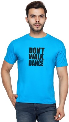 The Dance Bible Printed Men Round Neck Blue T-Shirt