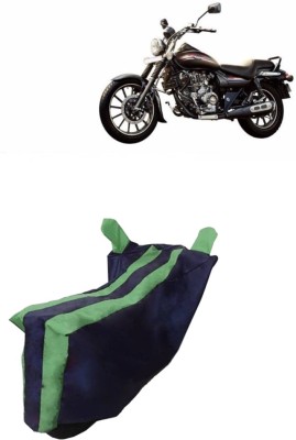 Carrogen Two Wheeler Cover for Bajaj(Avenger 220 Street, Green, Black)