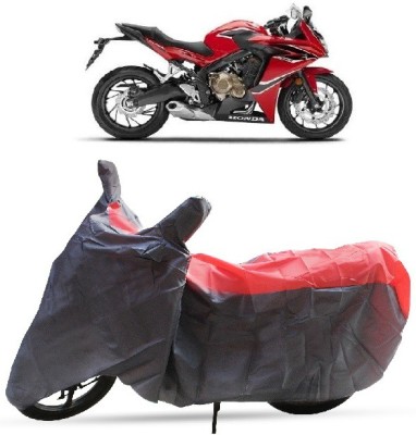 DgTrendz Two Wheeler Cover for Honda(CBR 650F, Red, Grey)