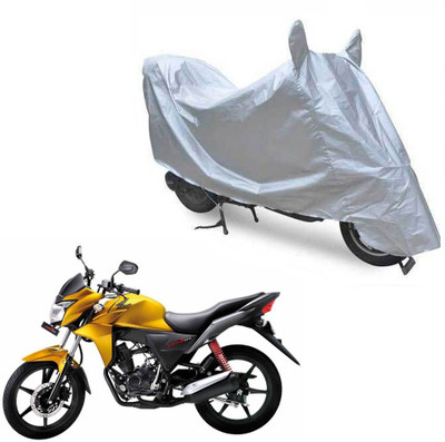 Oshotto Waterproof Two Wheeler Cover for Honda(CB Twister, Silver)