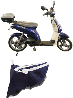 Hynak Two Wheeler Cover for Avon(E Lite, White, Black)