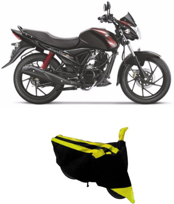 Hynak Two Wheeler Cover for Suzuki(Sling Shot Plus, Yellow, Black)