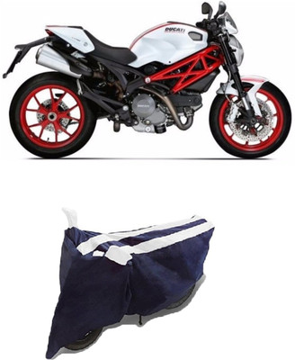 Hynak Two Wheeler Cover for Ducati(Monster 796 S2R, White, Black)
