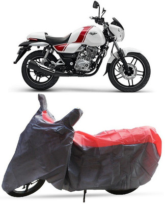 DgTrendz Two Wheeler Cover for Bajaj(V 150, Red, Grey)