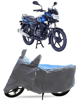DgTrendz Two Wheeler Cover for Bajaj(Discover 125 DTS-i, Blue, Grey)