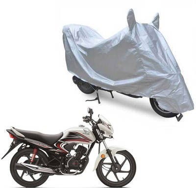 Oshotto Waterproof Two Wheeler Cover for Honda(Dream Yuga, Silver)