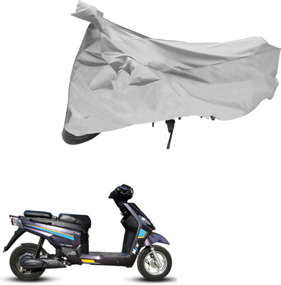 PRIMEAUTOZ Two Wheeler Cover for Hero(Silver)