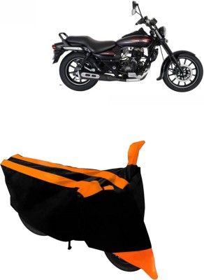 Hynak Two Wheeler Cover for Bajaj(Avenger 150 Street, Orange, Black)