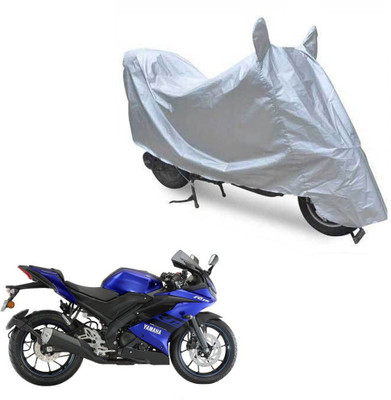 Oshotto Waterproof Two Wheeler Cover for Yamaha(YZF R15 S, Silver)