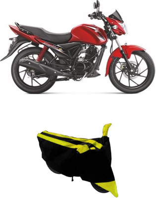 Hynak Two Wheeler Cover for Suzuki(Sling Shot, Yellow, Black)