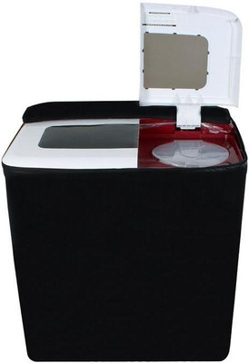 Stylista Top Loading Washing Machine  Cover(Width: 82 cm, Black)