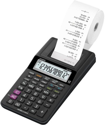 CASIO HR-8RC-BK Printing  Calculator(12 Digit)