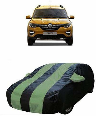 Kavach Car Cover For Renault Triber (With Mirror Pockets)(Green)