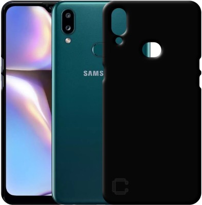 CASE CREATION Back Cover for Samsung Galaxy A10s Case Matte Rubberised Finish Frosted Hard Back Cover Guard 360 Protection(Black, Shock Proof, Pack of: 1)