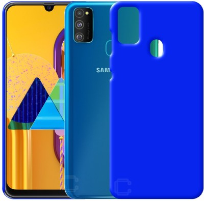 CASE CREATION Back Cover for Samsung Galaxy M30s Case Matte Rubberised Finish Frosted Hard Back Cover Guard 360 Protection(Blue, Shock Proof, Pack of: 1)