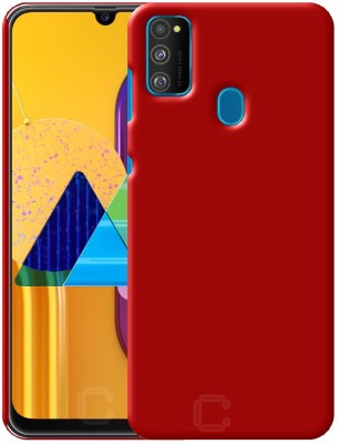 Case Designer Back Cover for Samsung Galaxy M30s Ultra Slim Light weight Hard Premium Matte Finish Original Frosted Ca(Red, Dual Protection, Pack of: 1)