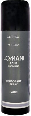 LOMANI Pour Homme Deodorant Body Spray  -  For Men(200 ml)