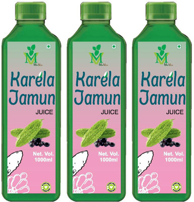 MInt Veda Karela Jamun (Sugar Free). Juice(3 x 1 L)