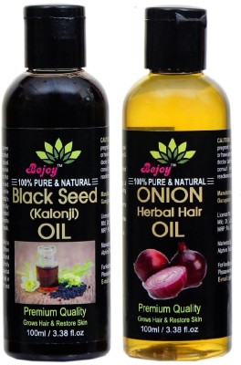 Bejoy Black Seed (Kalonji) and Herbal Onion Combo 200ml Hair Oil(200 ml)